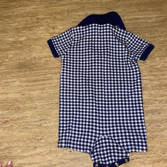 Polo Ralph Lauren Gingham Baby Onesie🐎 - Picture 2 of 4